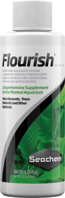 Seachem Flourish Добавка микроэлементов 50мл., 5мл. на 250л.